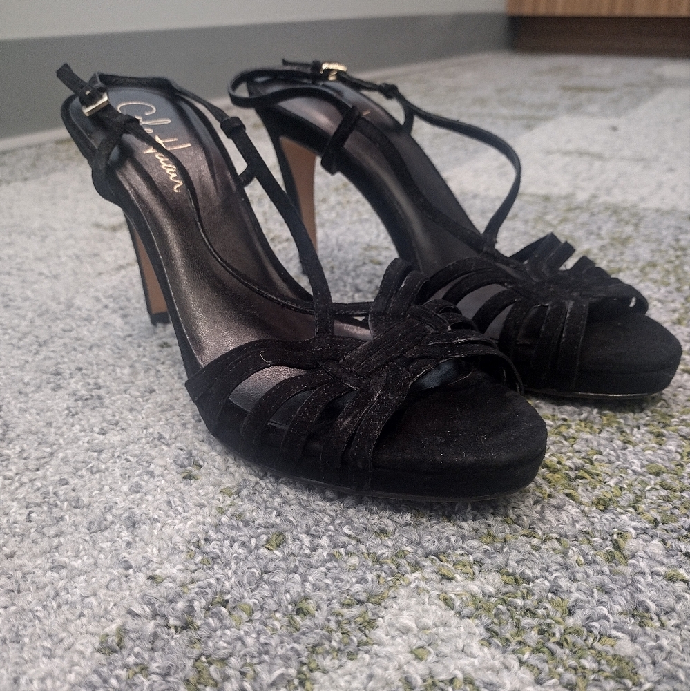 Calvin Klein Black Heels Elegant Design
